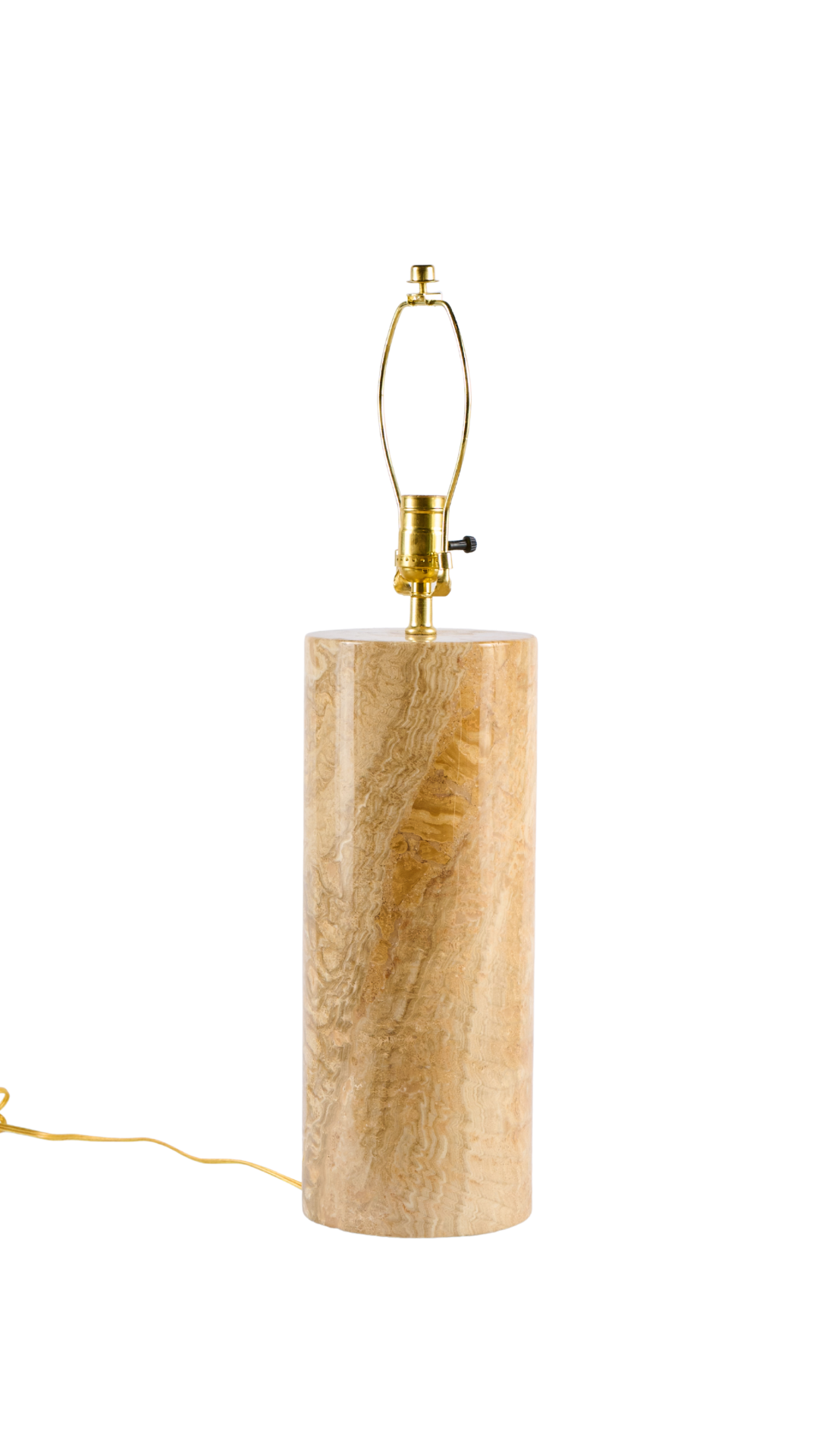 M43 Travertine Lamp Stand