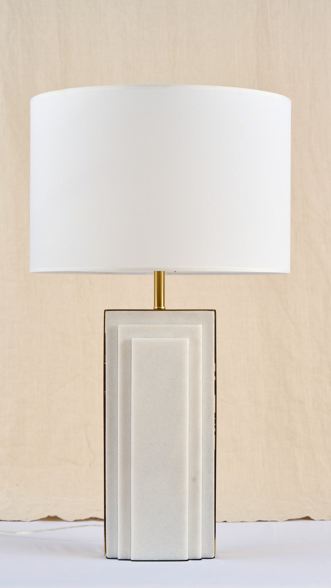 OGS-TL354 Table Lamp WHITE MARBLE