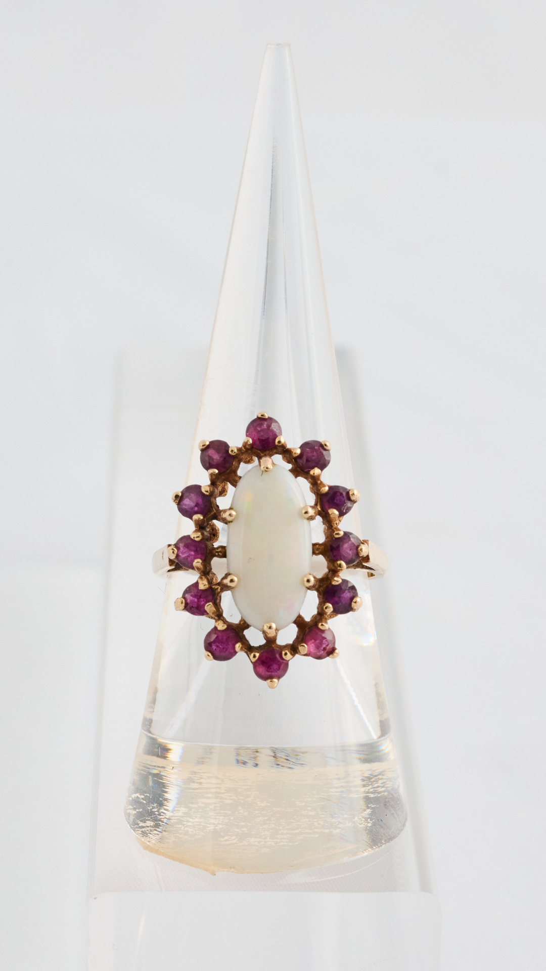 559 Opal Spinel Ring