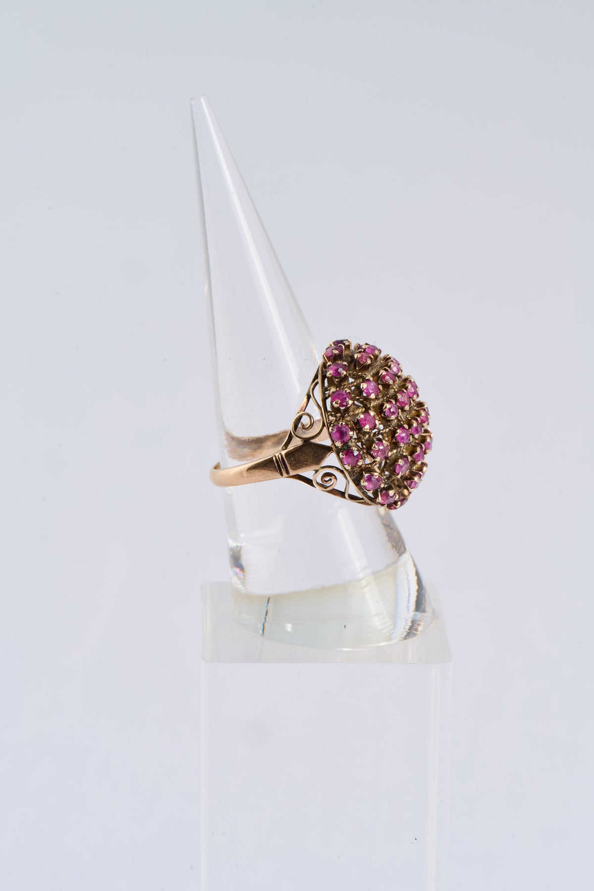 649 Domed Ruby Ring