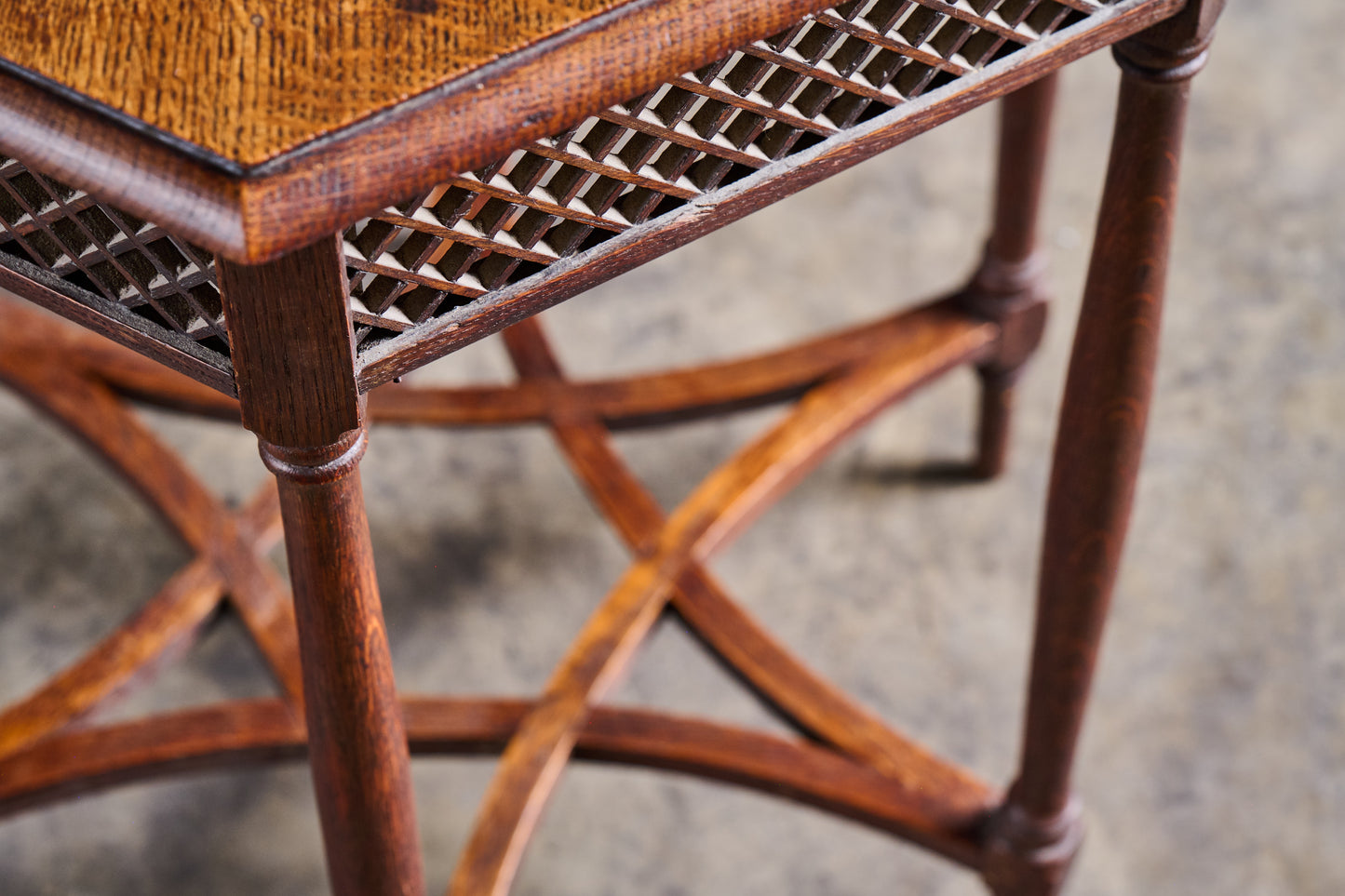 L431 Wood Octagon Side Table