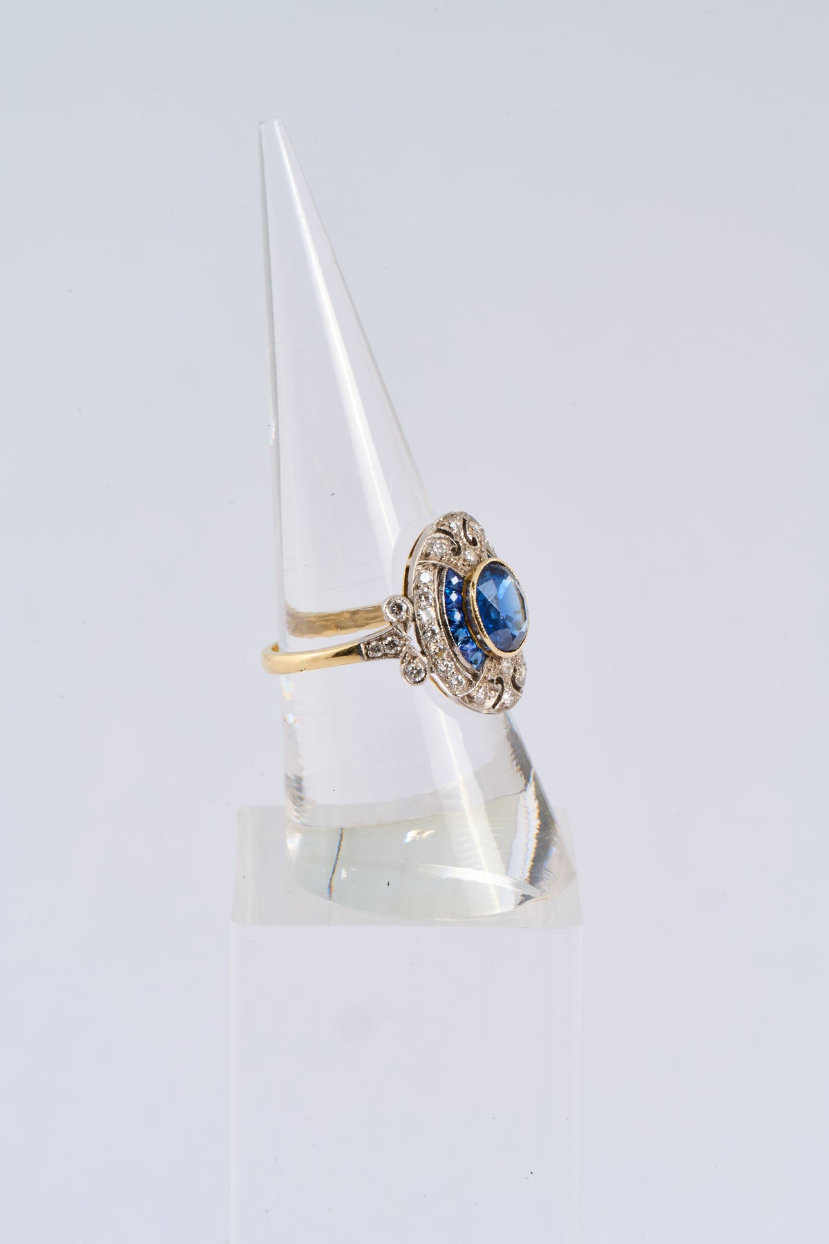 245 Sapphire Diamond Dress Ring