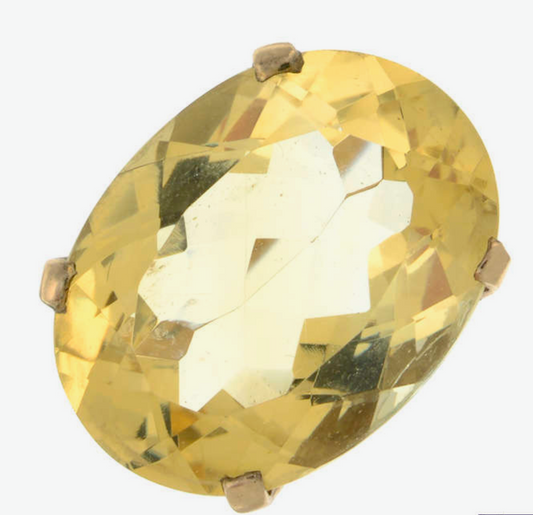 1158 Citrine Dress Ring