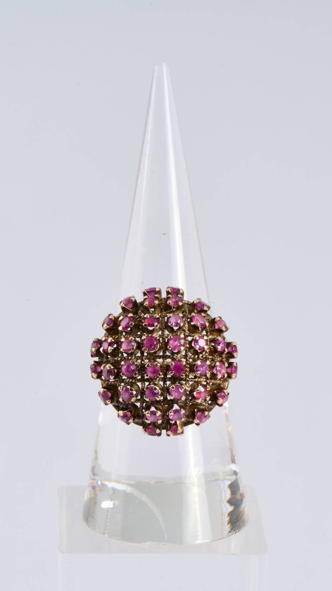 649 Domed Ruby Ring