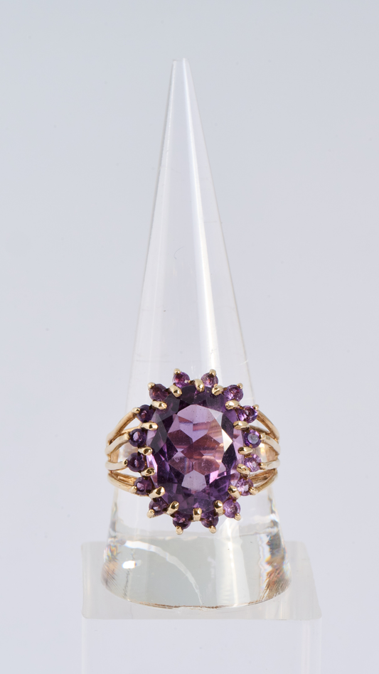 47 Amethyst Cocktail Ring