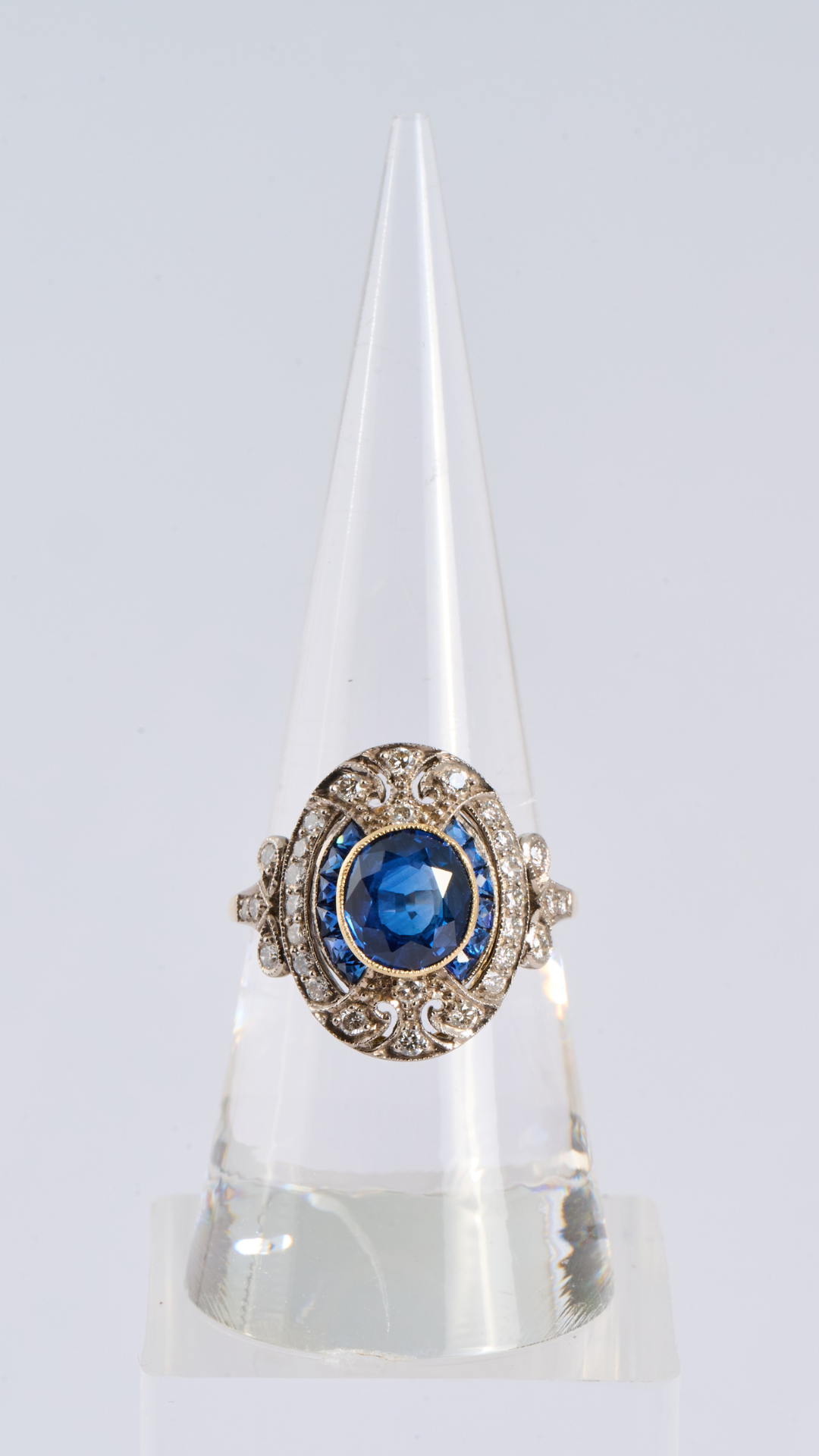 245 Sapphire Diamond Dress Ring