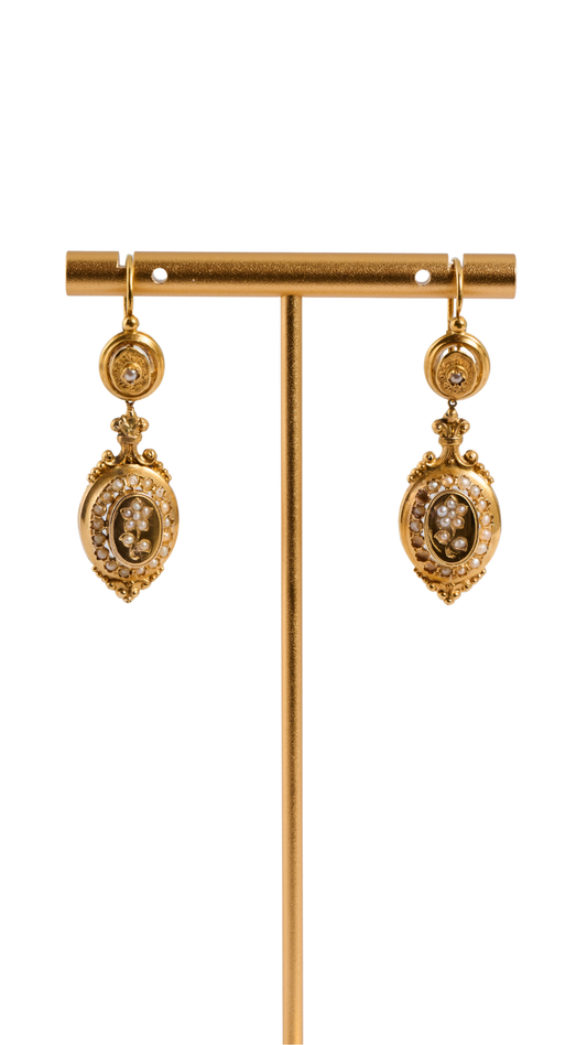 33 French Pearl Drop Earrings