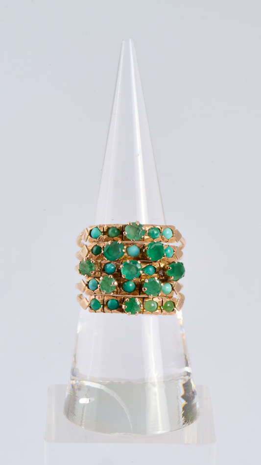 114 Turquoise Stacking Ring