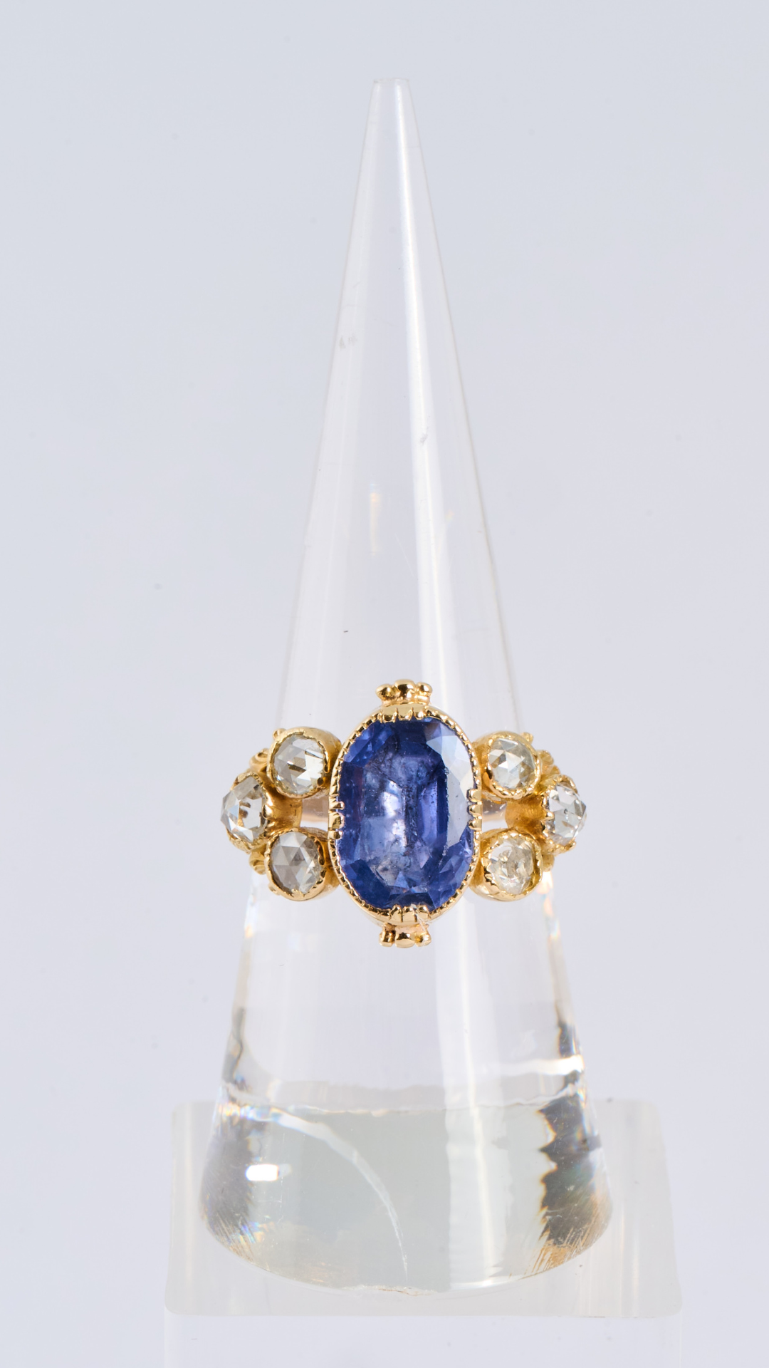 85 Sapphire Diamond Ring