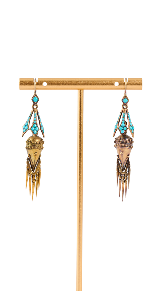 Turquoise Revival Drop Earring