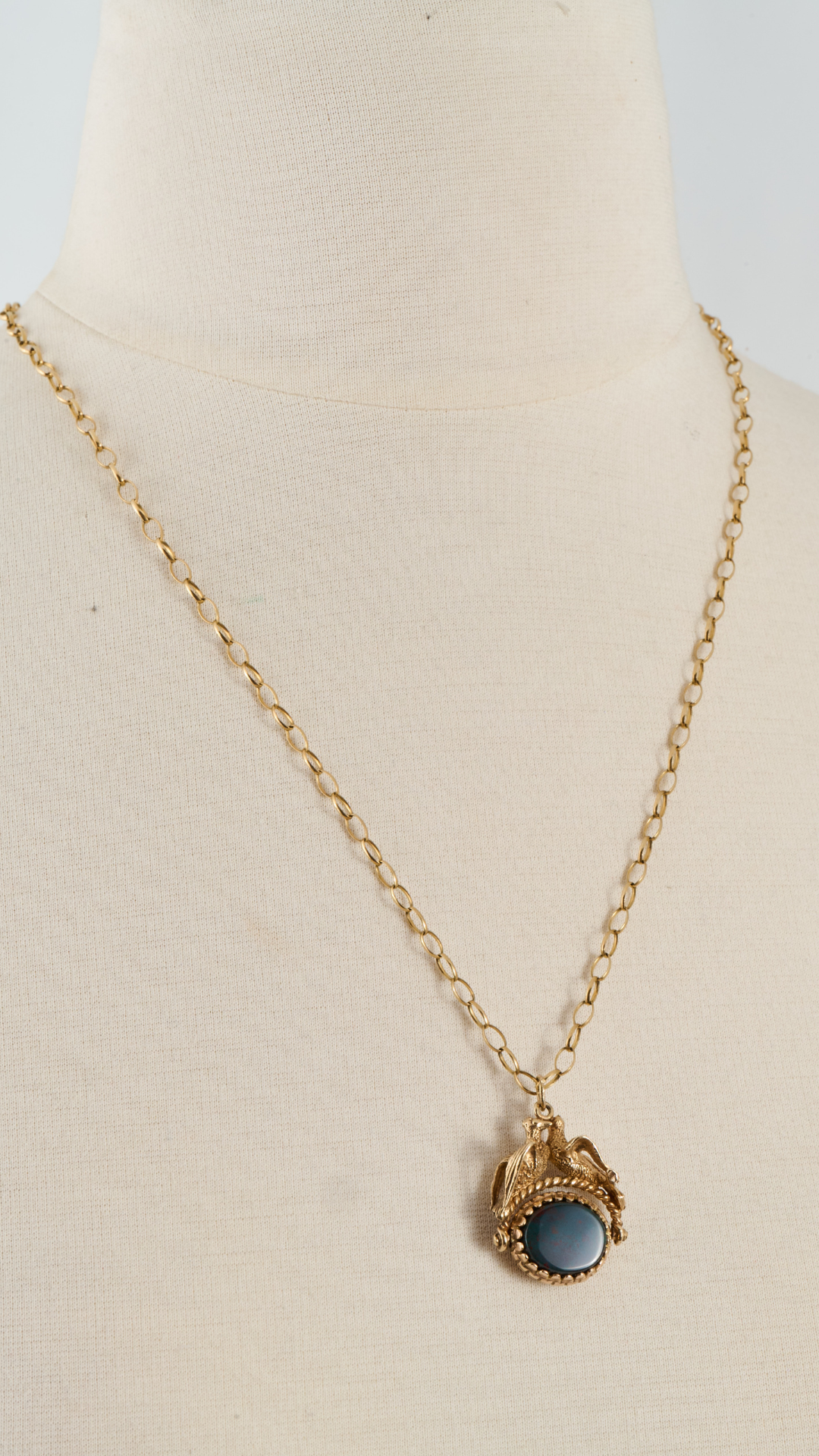 LoveBirds Watch Fob Necklace