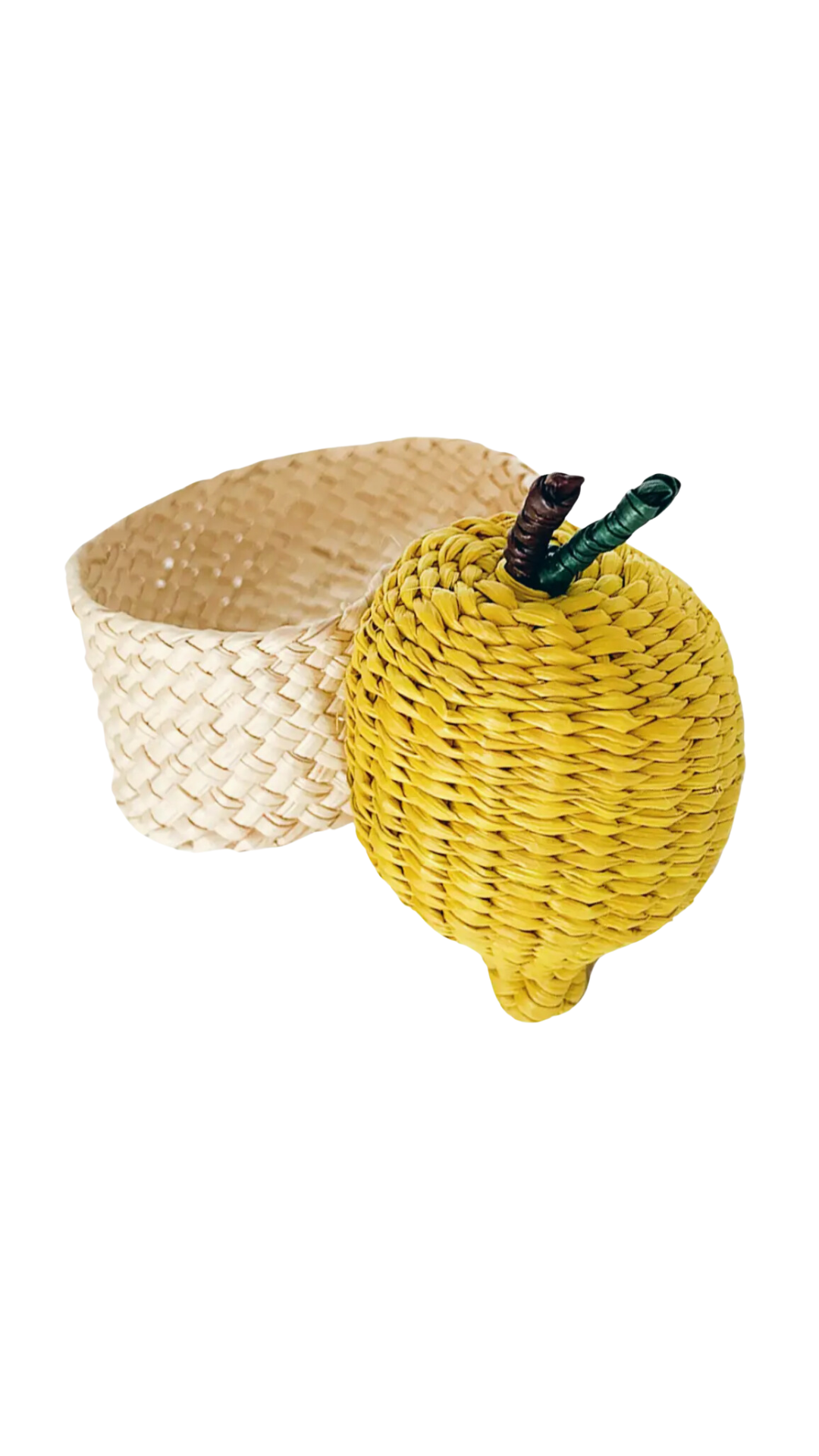 Lemon Iraca Napkin Ring