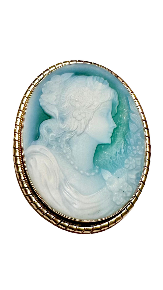702 Banded Agate Cameo