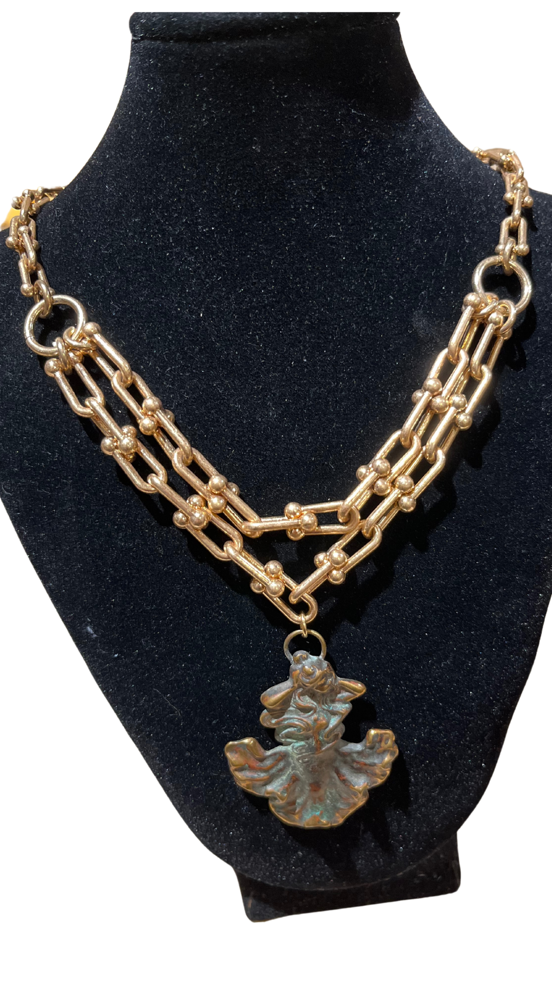 Vintage Pendant Chain Ncklc