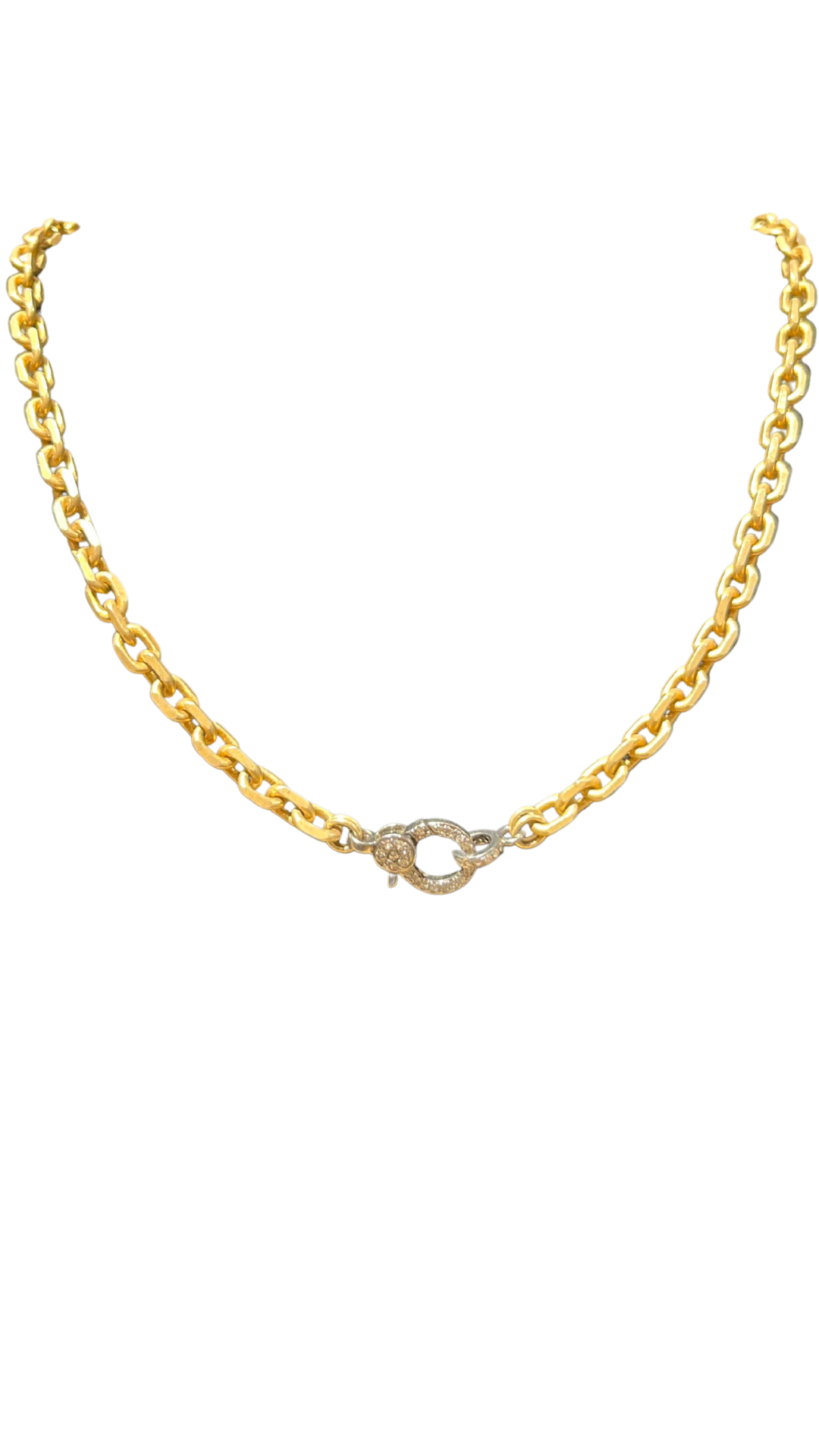 Chain w diamond lock