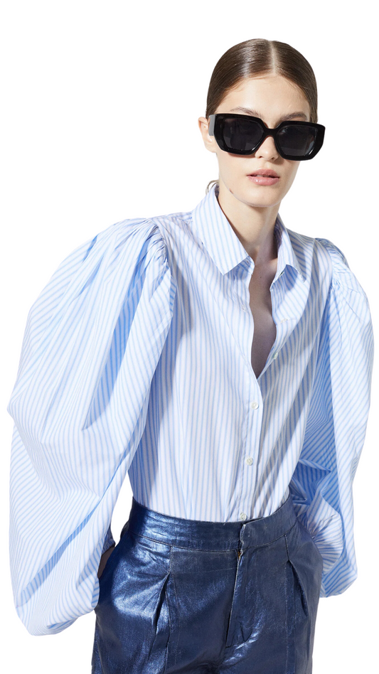 Stripes Samba Cttn Poplin Shirt - XS