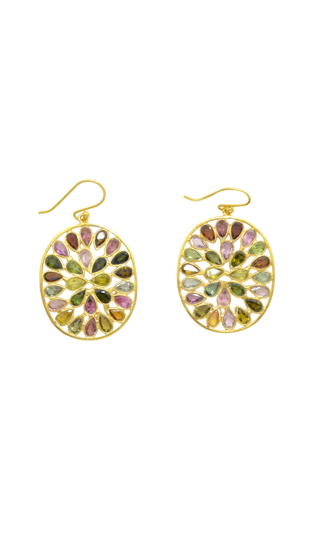 Tourmaline Multi Color Earring