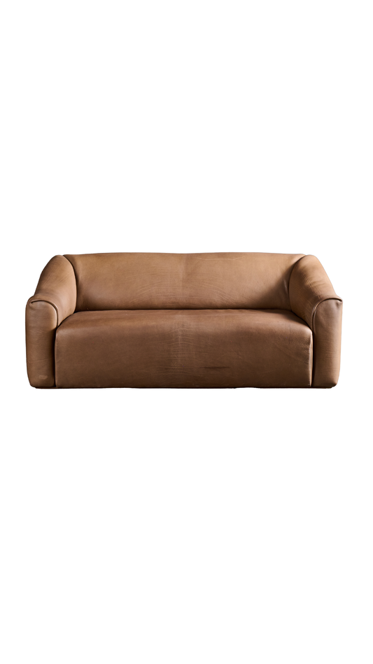 Vintage 1970 DS47 Deside 2 Seater Leather Sofa