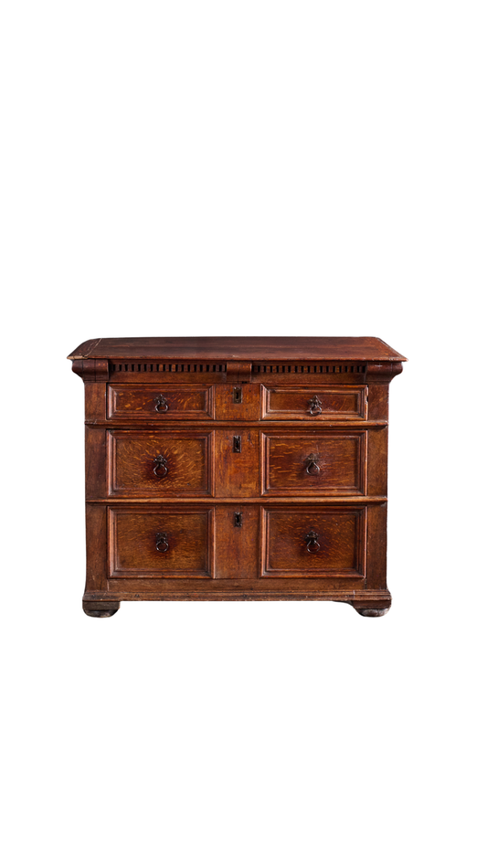 B336 Oak Three Drawer Chest of Drawers
