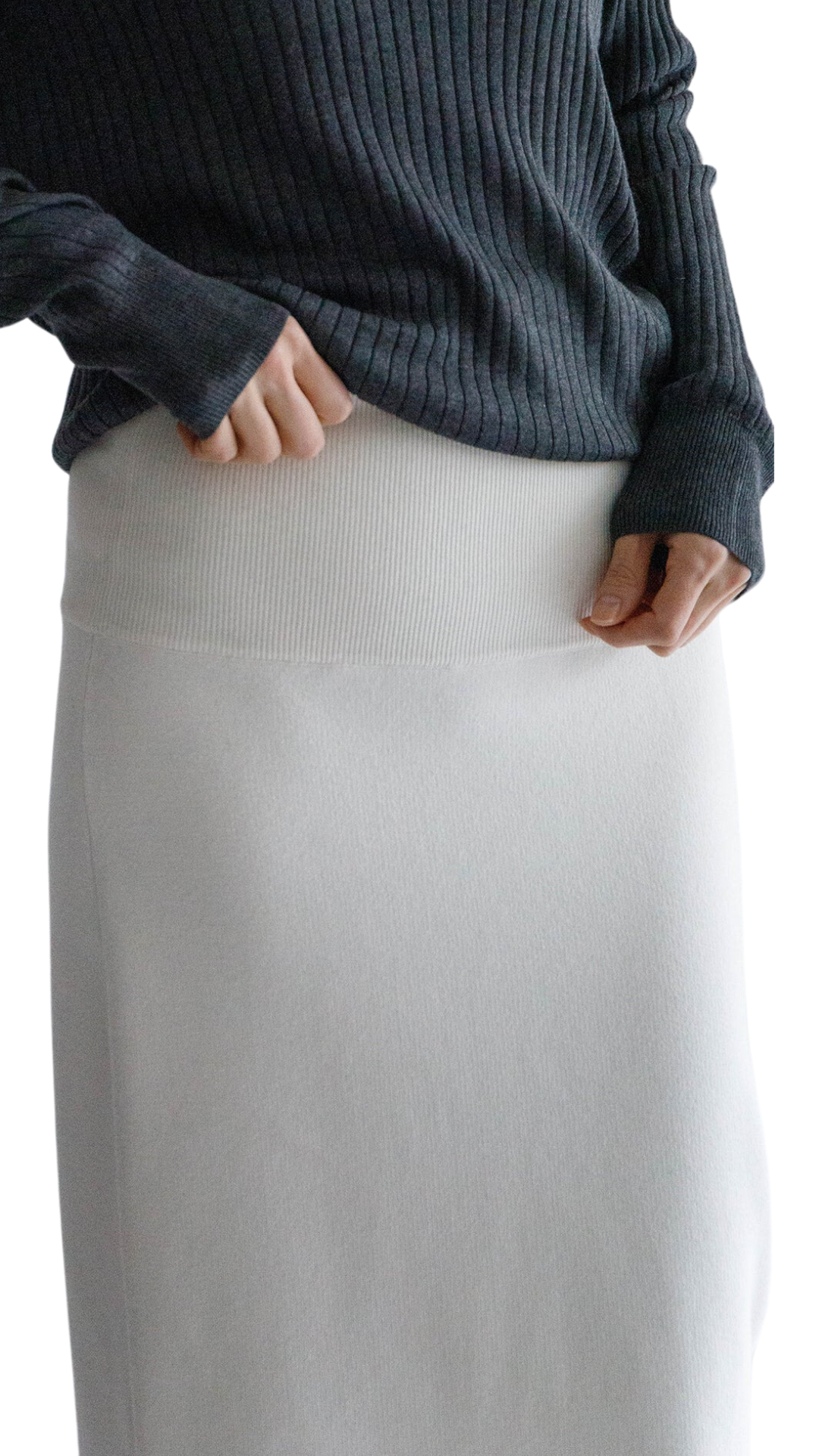 CT24123 WHT Skirt