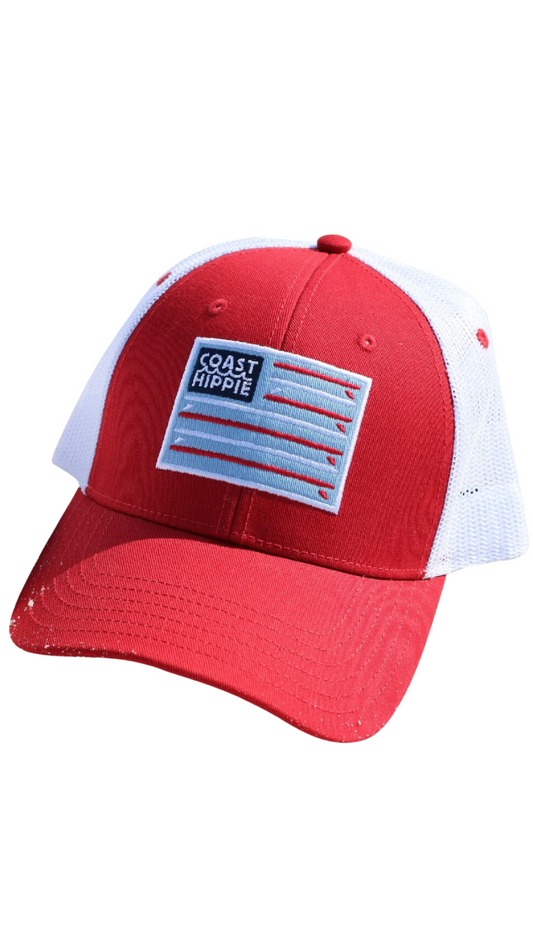 Hat - chs flag red