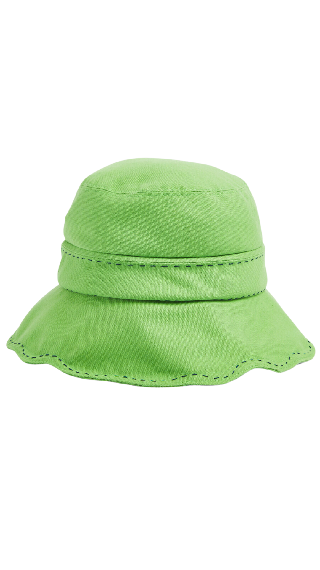 8698 Coquilette Hat - Green/Navy
