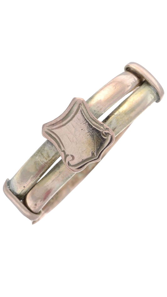 779 9ct Gold Motif Ring