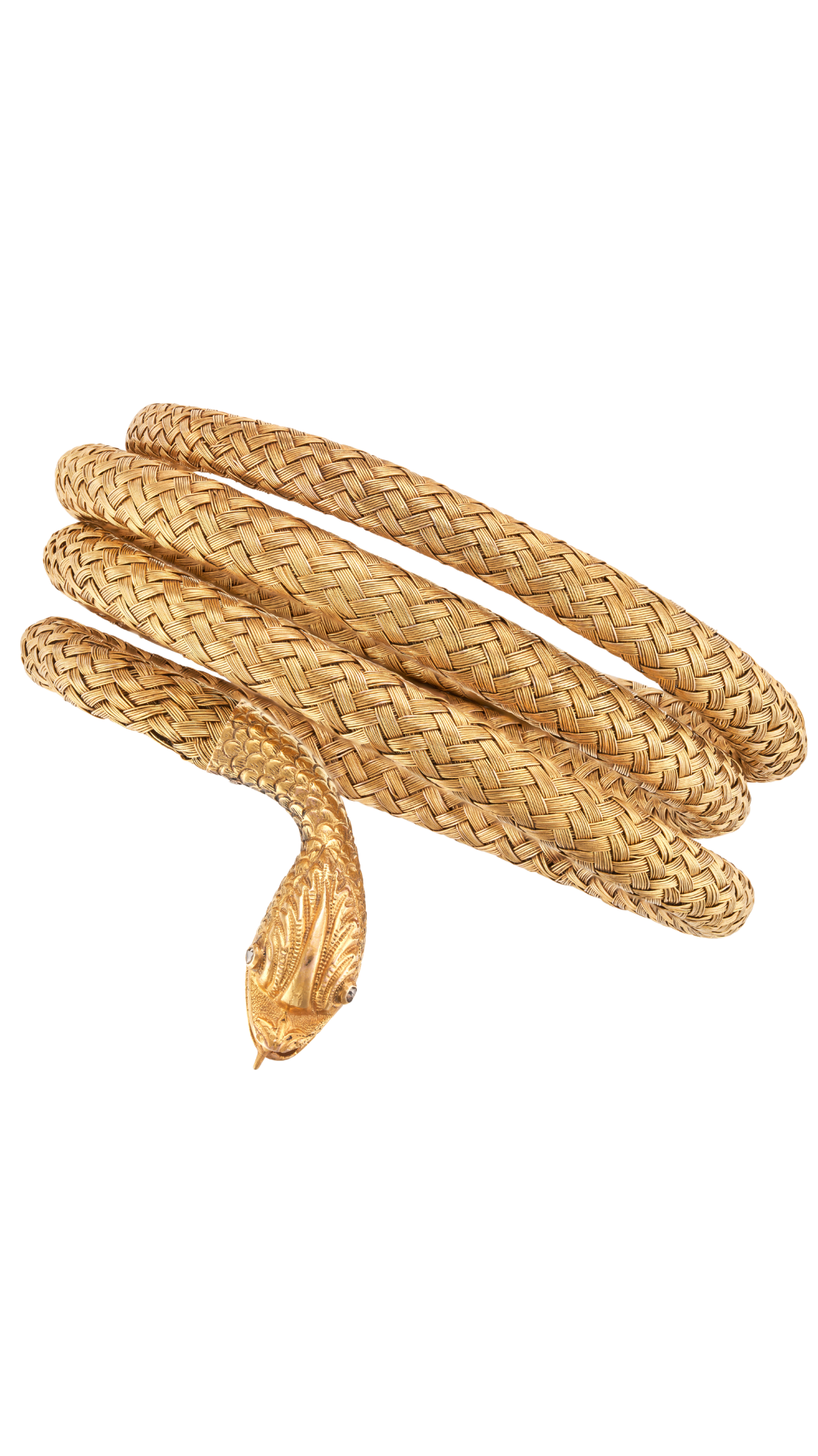 Diamond Snake Bangle