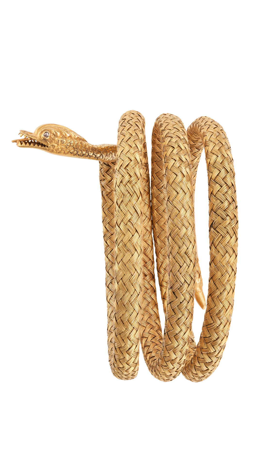 Diamond Snake Bangle