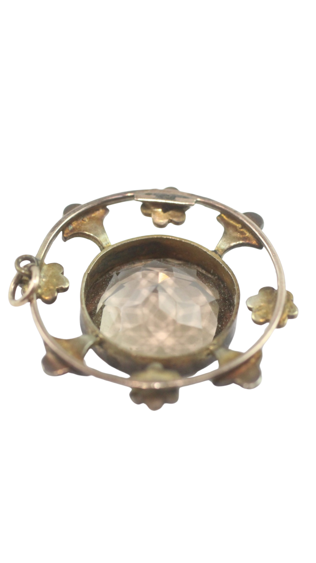 295 Smoky Quartz Pearl Pendant