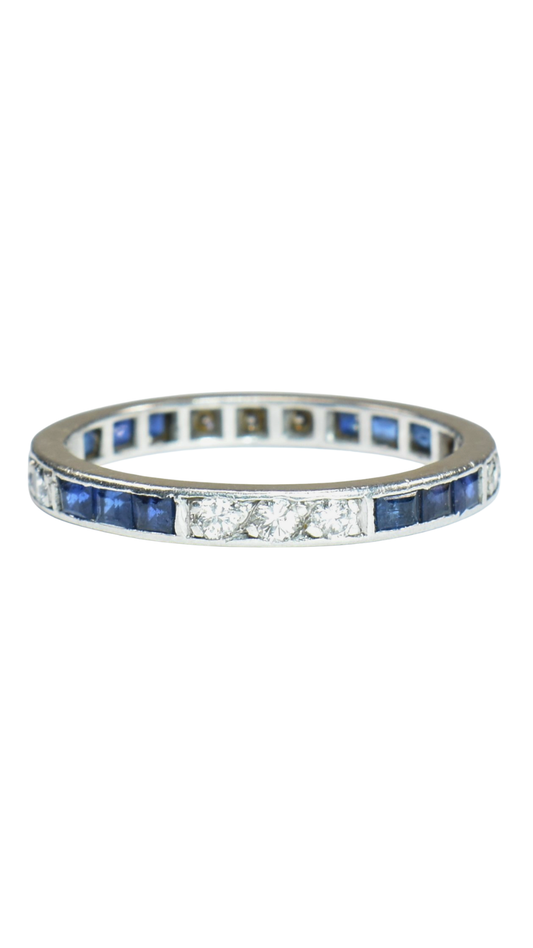 226 Diamond Sapphire Ring