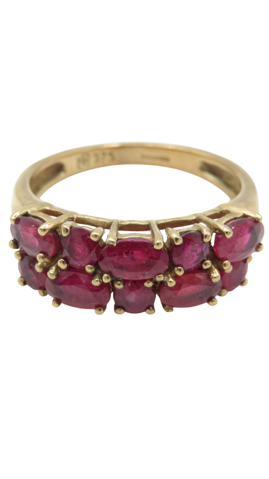 14 Stacked Ruby Dress Ring