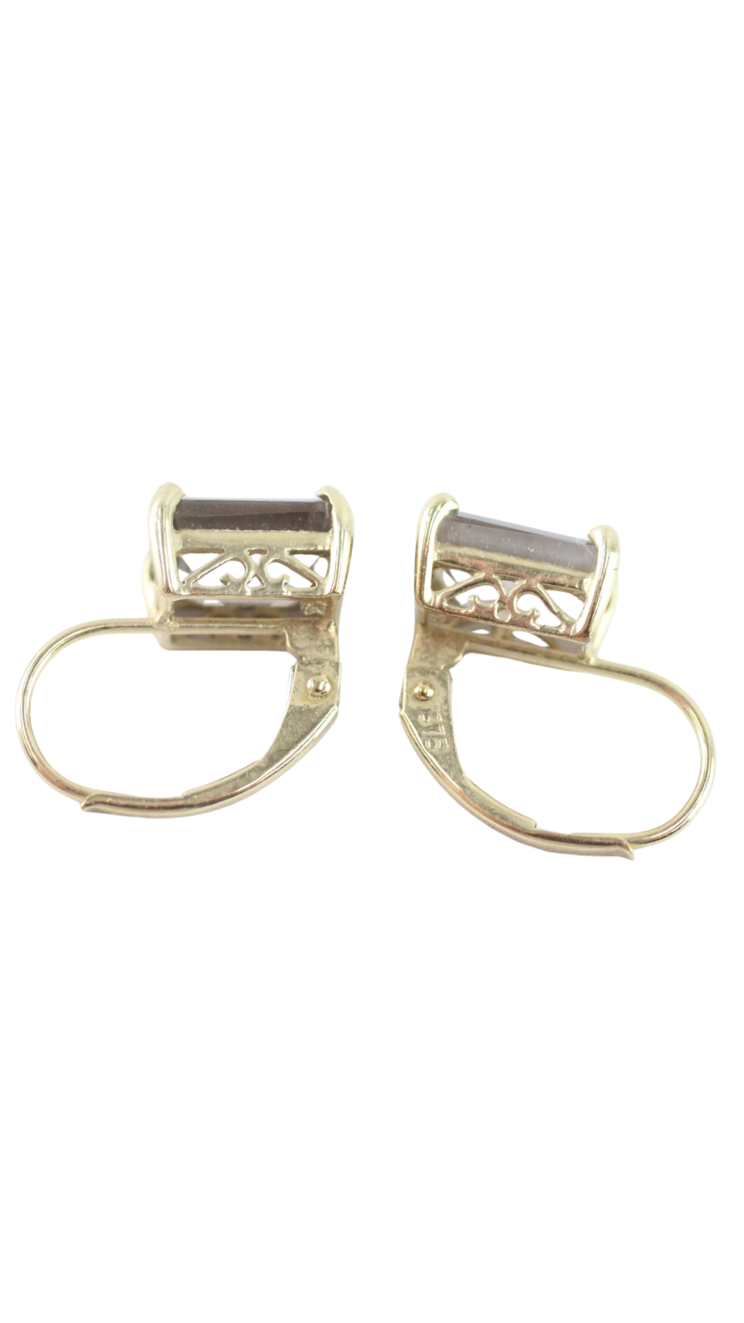 224 Smoky Quartz Drop Earrings