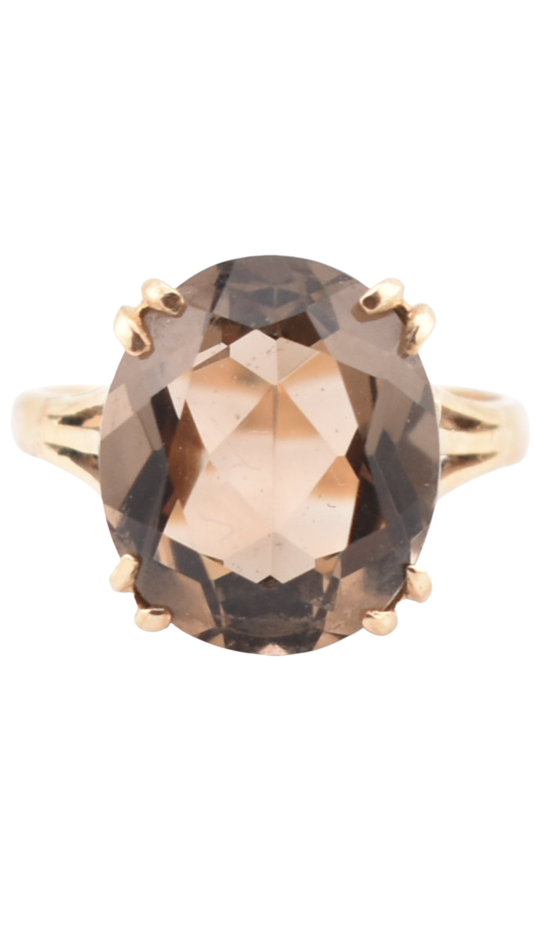 74 Topaz Pronged Ring