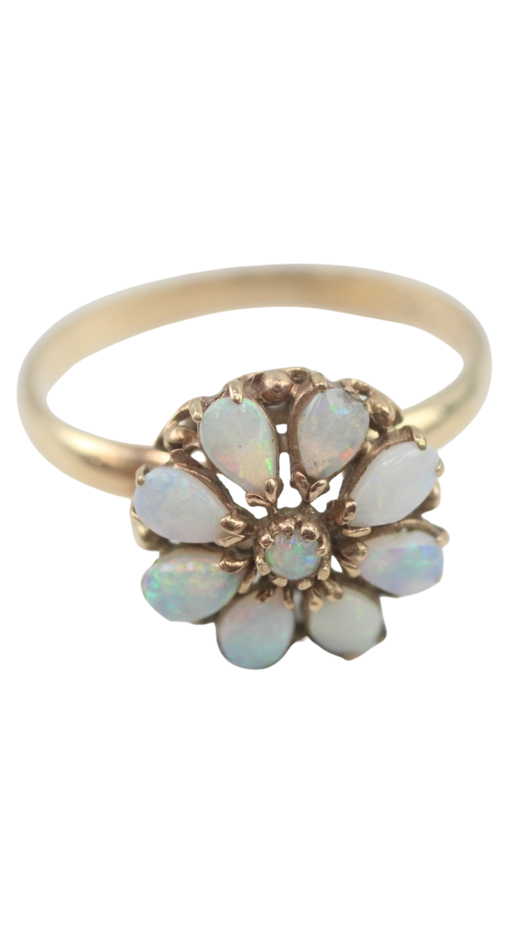 90 Opal Cluster Ring