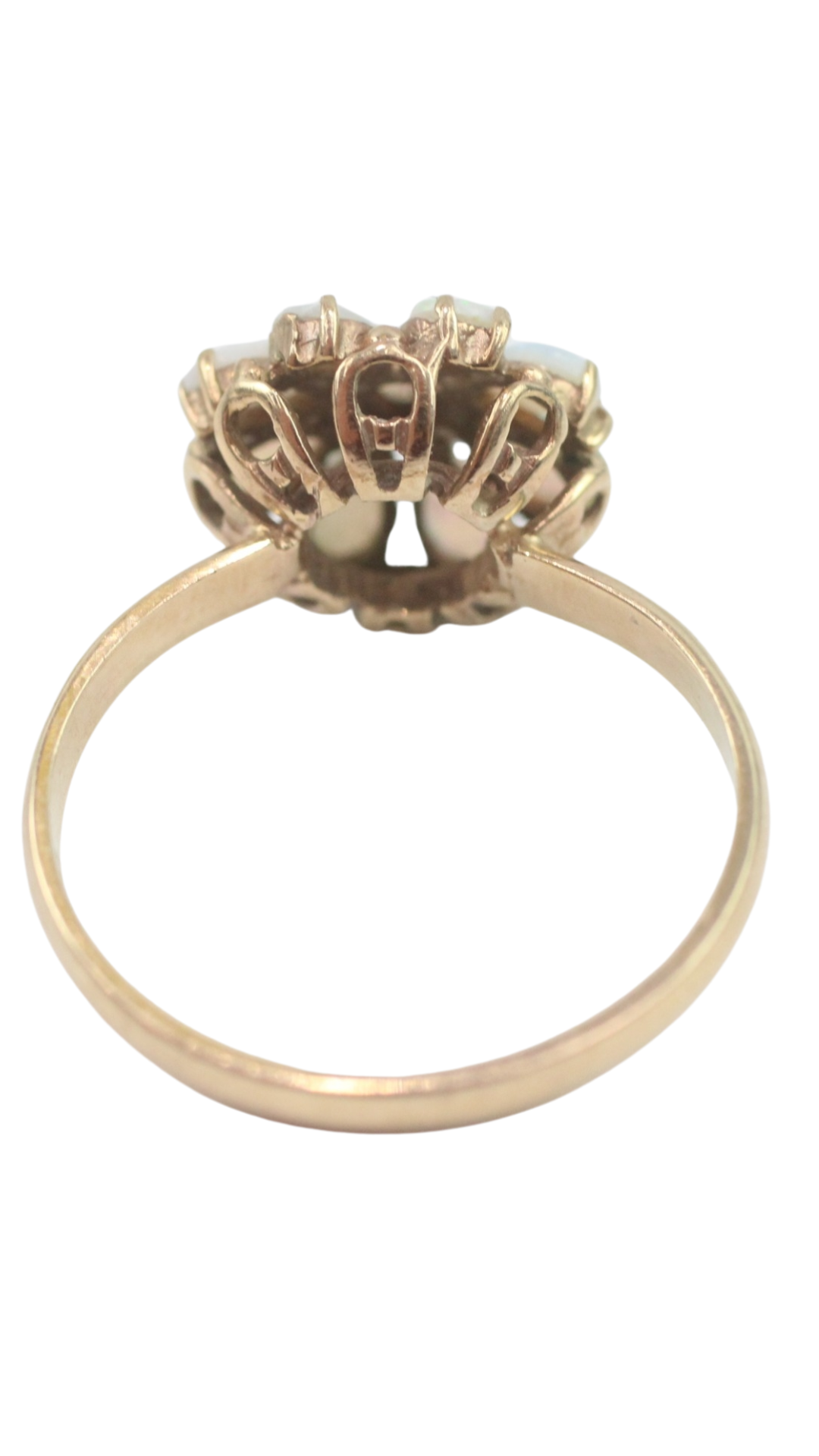 90 Opal Cluster Ring