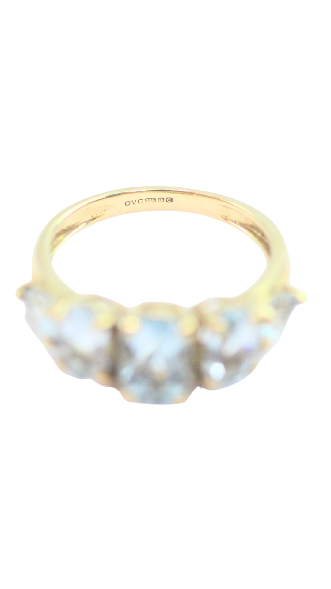 175 Aquamarine 5 Stone Ring