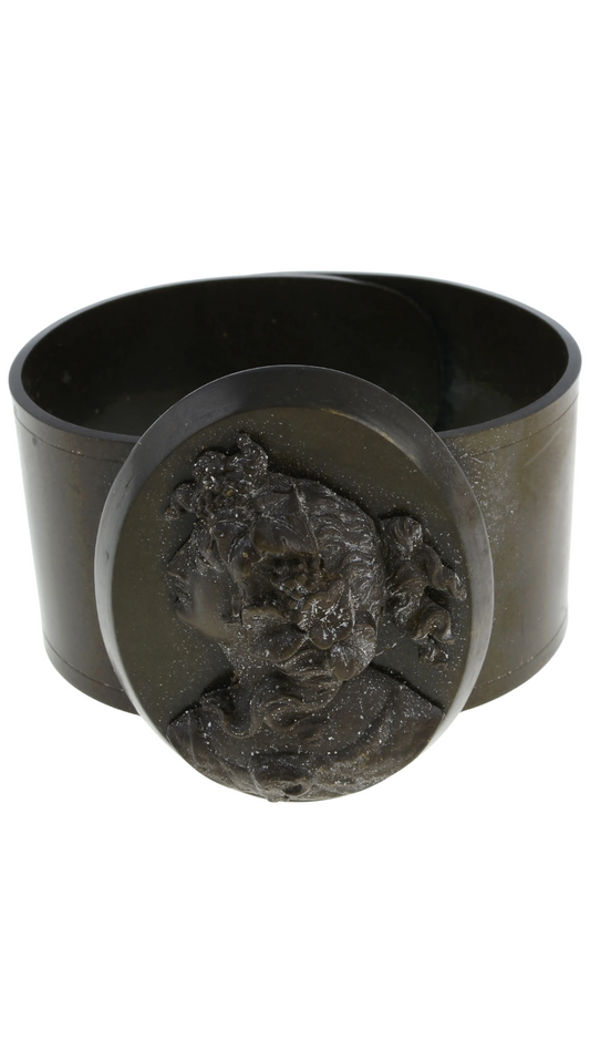 791 Vulcanite Cameo Bangle