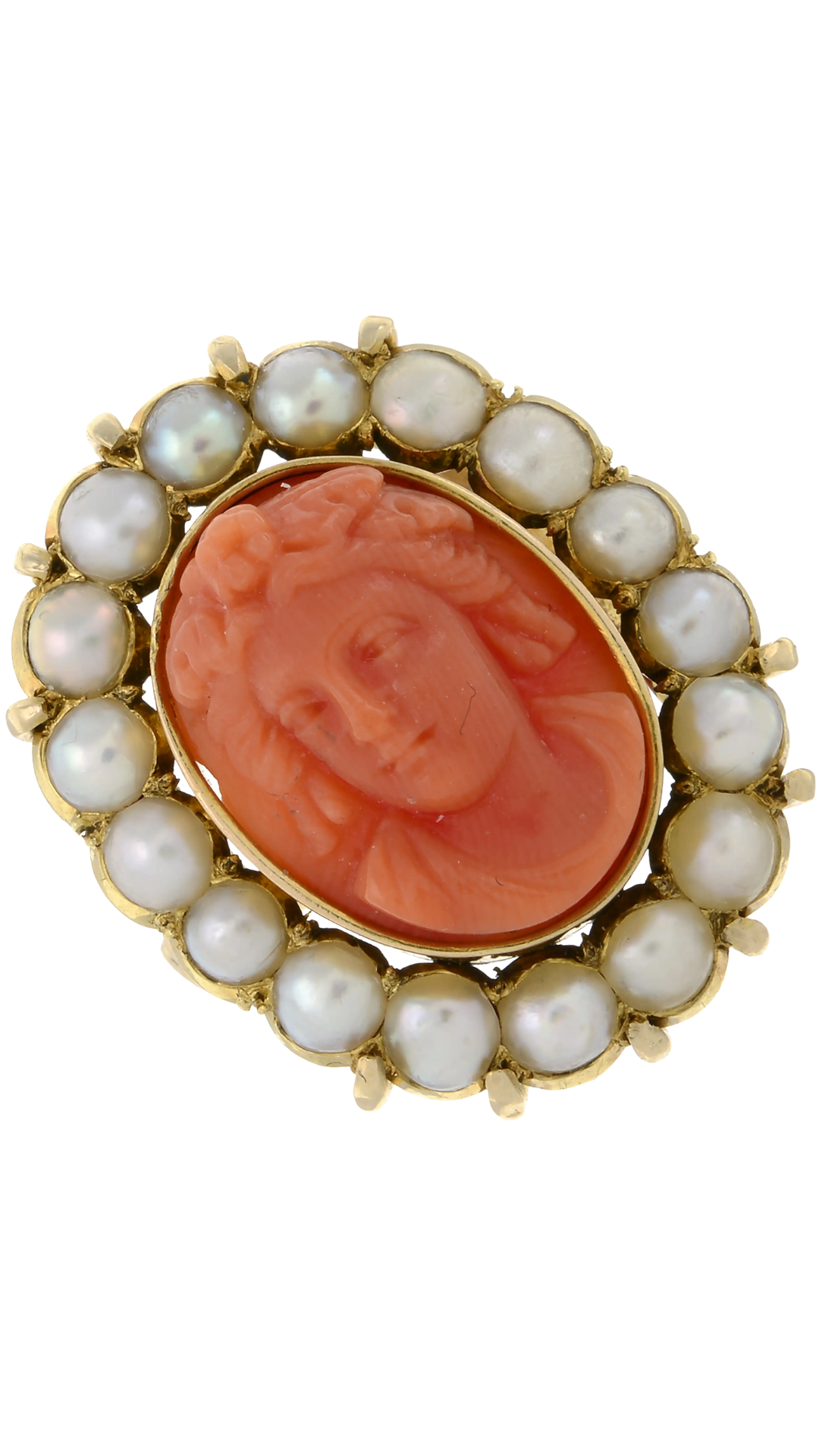 117 Coral Pearl Ring