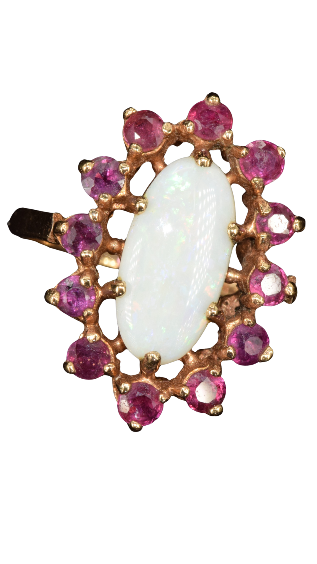 559 Opal Spinel Ring