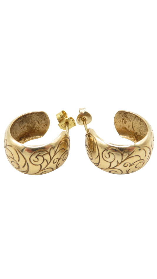 301 Gold Hoop Earrings