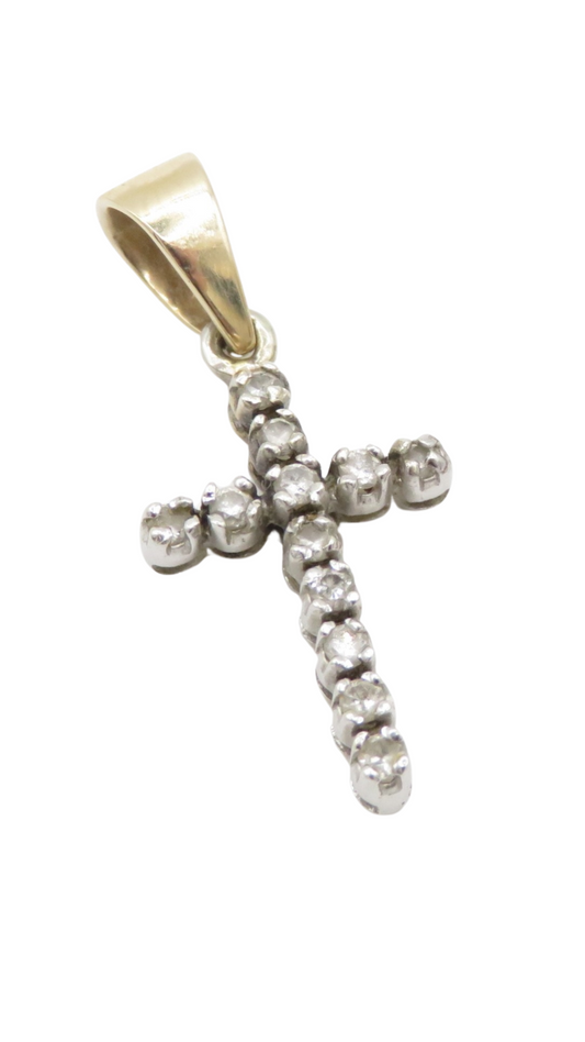 348 Diamond Cross Pendant