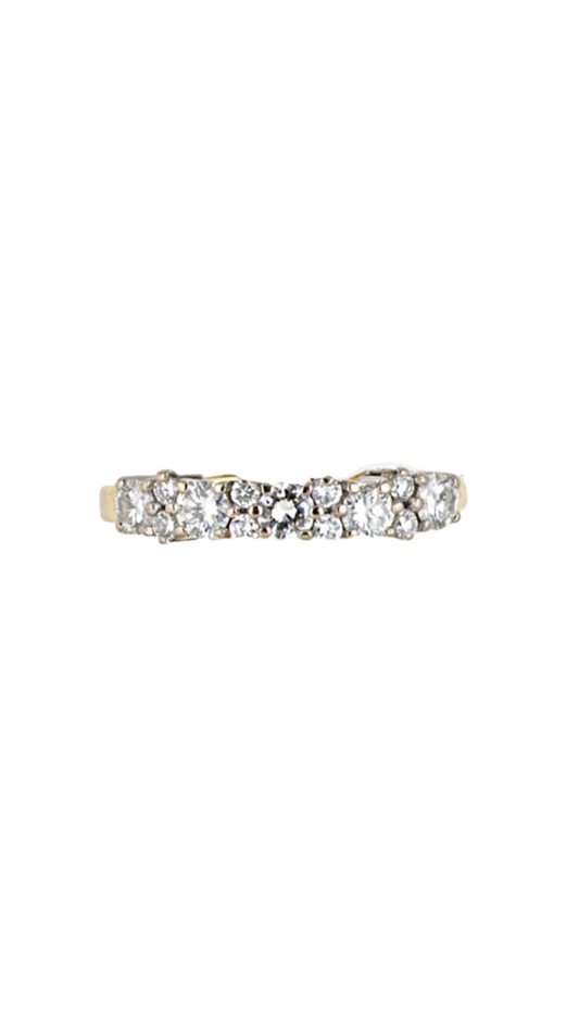 66 Diamond Half Hoop Ring