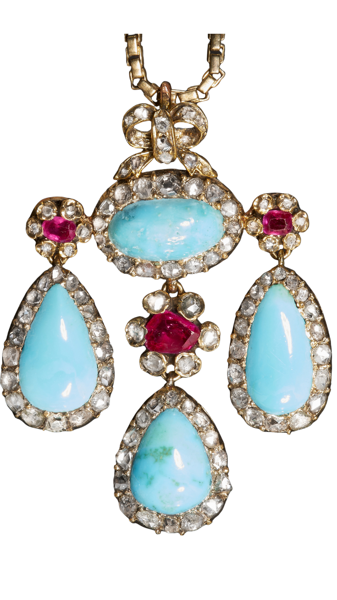 Ruby Diamond Pendant Ncklc