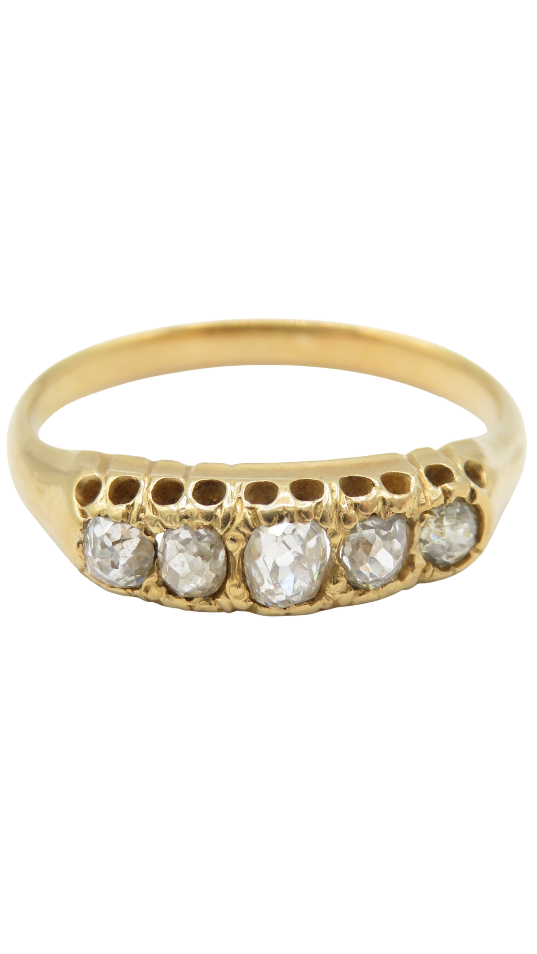 133 Diamond Old Mine Cut Ring