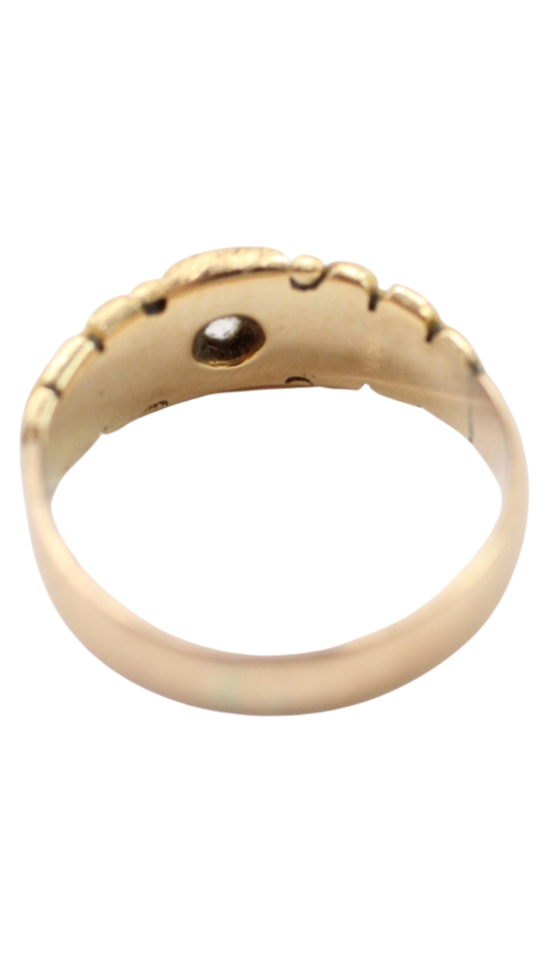 19 Split Pearl Diamond Ring