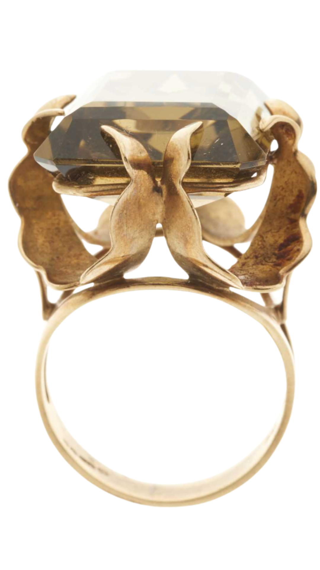 Gld Citrine Ring