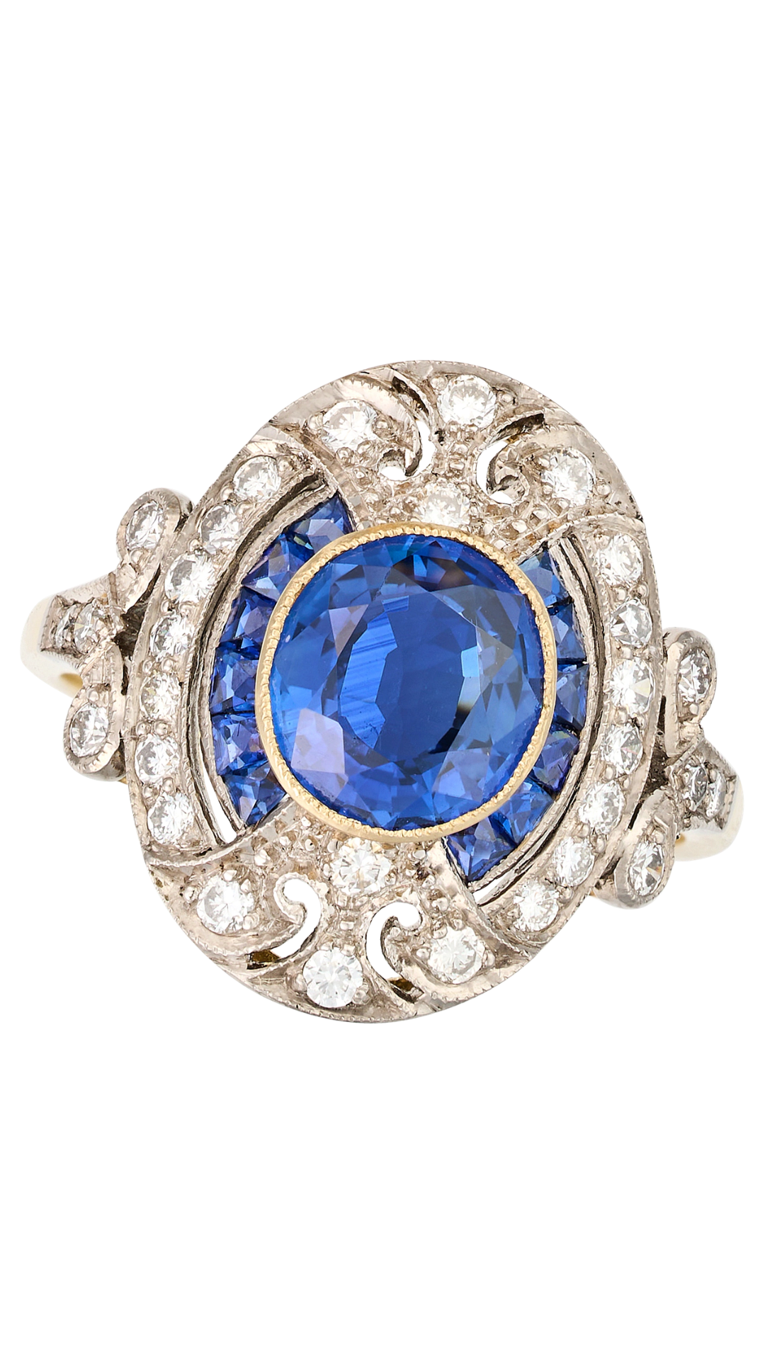 245 Sapphire Diamond Dress Ring