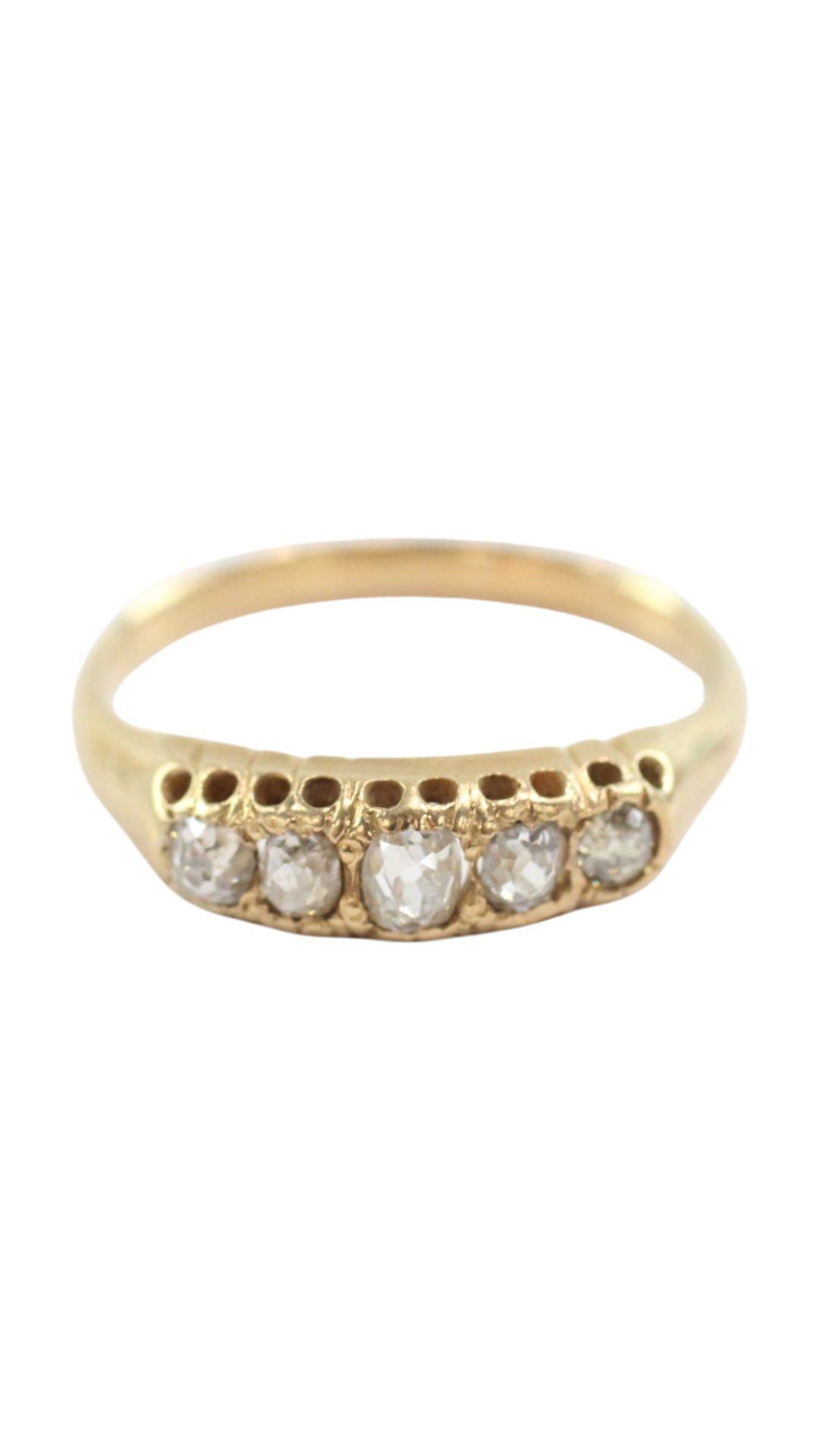 133 Diamond Old Mine Cut Ring