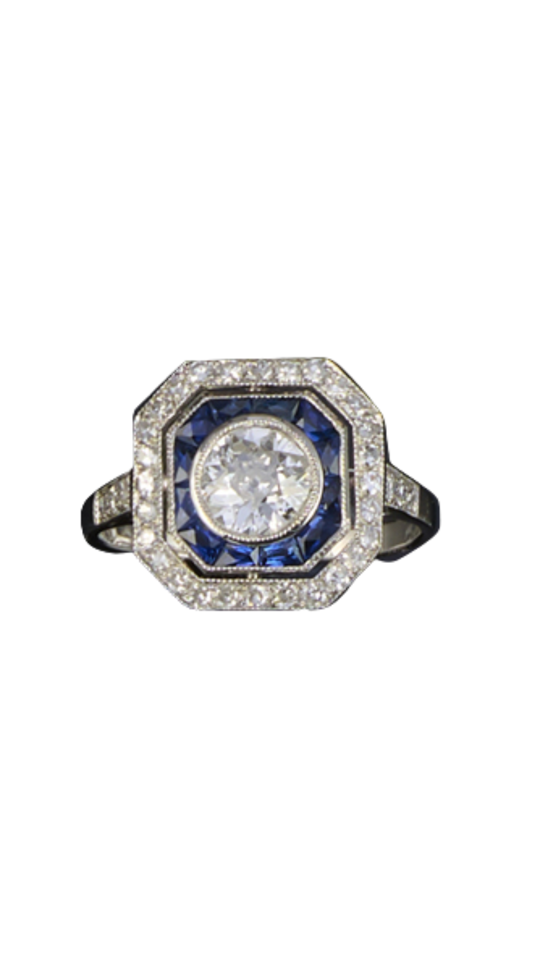 229 Sapphire Diamond Ring